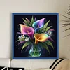 Calla Lily Vase-11CT Stamped Cross Stitch 40*40cm/15.75*15.75in