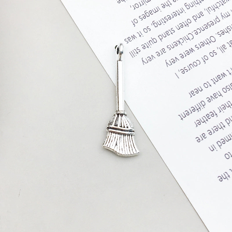 1 Piece Alloy Spider Spider Web Skull Pendant Jewelry Accessories