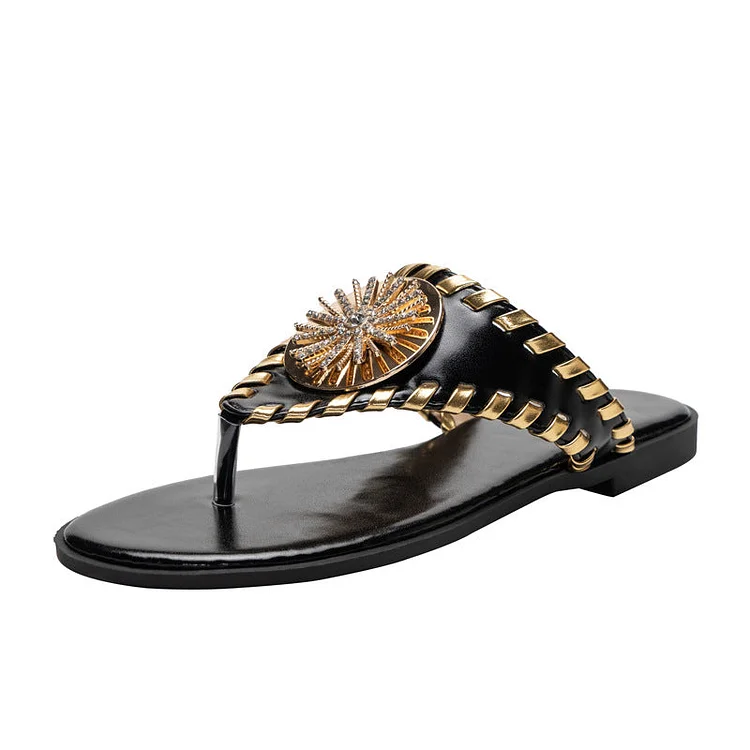 Summer for Women Slippers Flat Women's Sandls Beach fashion Flip-flops Female Slides Shoes black Flip flops with free shipping QueenFunky