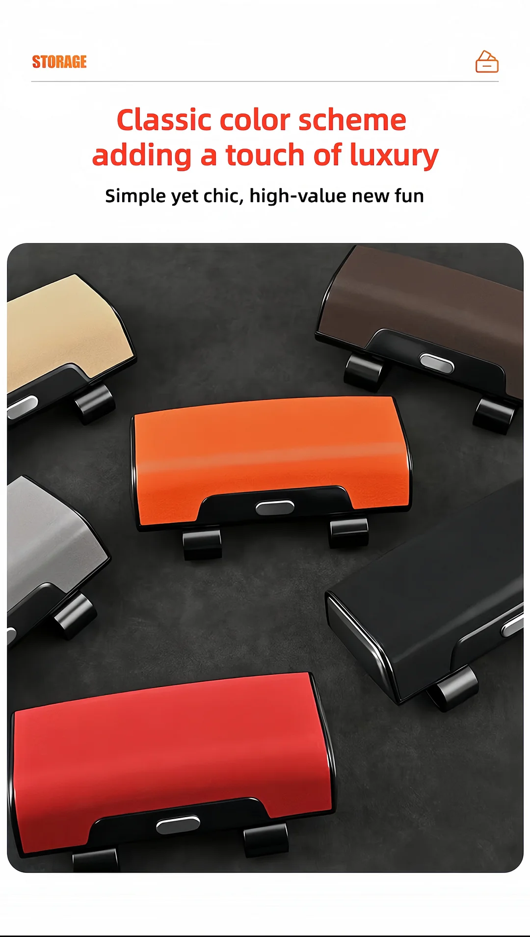 Suede multi-functional car sun visor and glasses case (customizable with car logo)