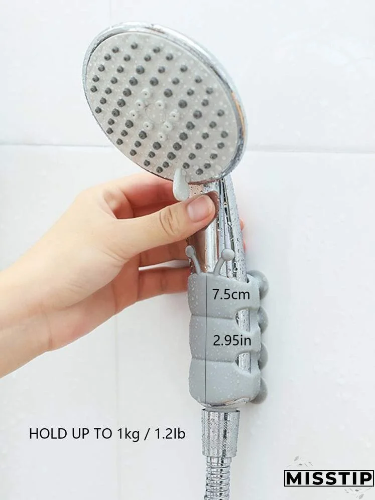1pc Suction Cup Random Color Shower Head Holder