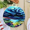 【Limited Stock Sale】Flowers-DIY Embroidery Kit with Pattern Cotton Threads Needles Hoop 30*30cm/11.81*11.81in tapestrymarket