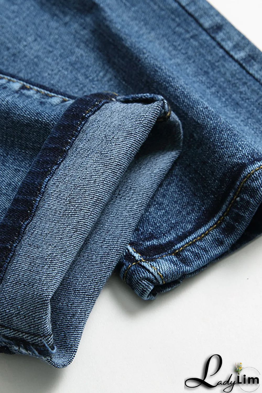 Black Gray Street Patchwork Make Old Fold Bottoms