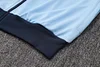 Joyfball 2024/2025 Argentina Long Zipped Jacket Baby Blue Football Jersey 1:1 Thai Quality （Vintage style）