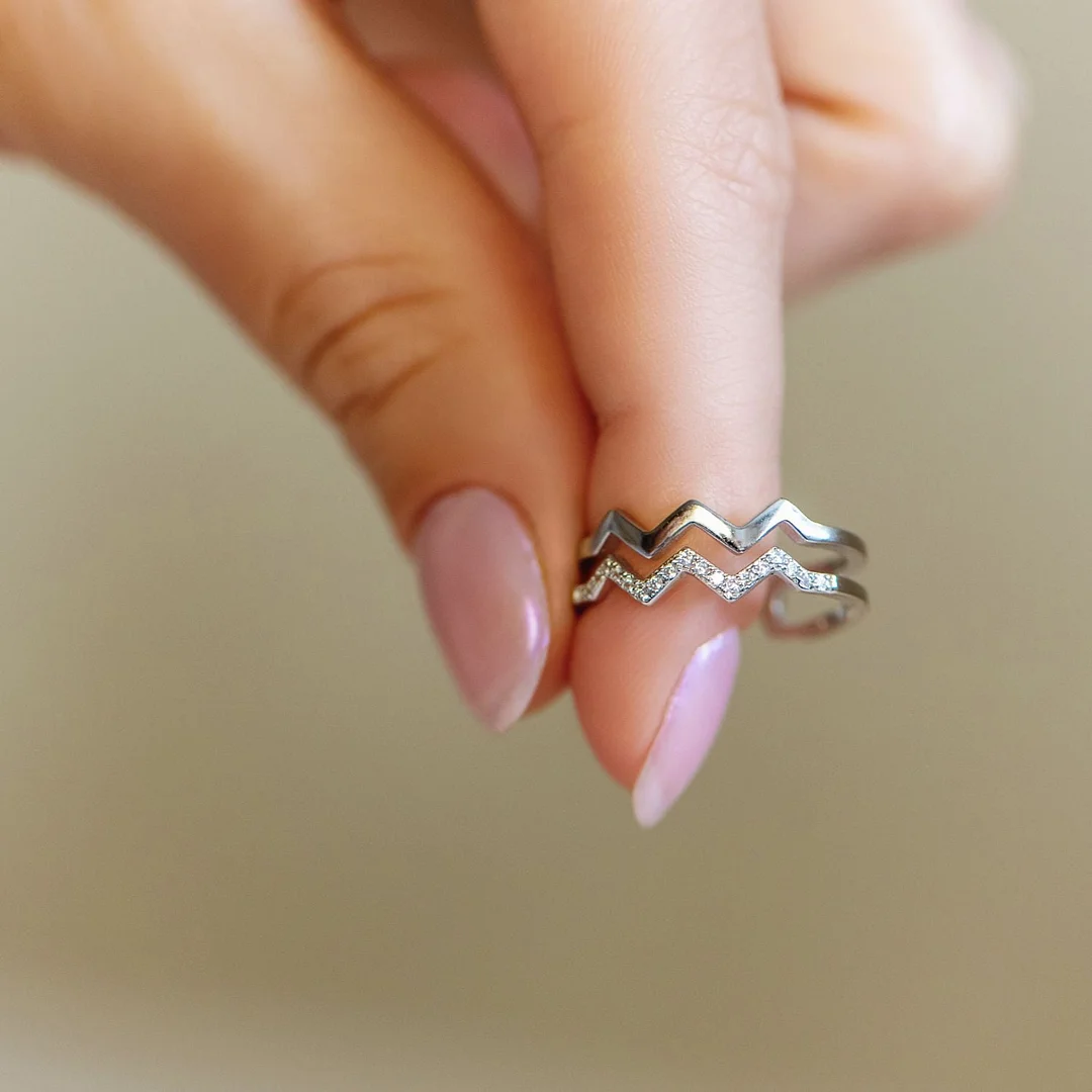 To My Daughter 'Highs and Lows' Ring
