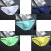 Men's Ice Silk Bikini Solid Seamless Briefs