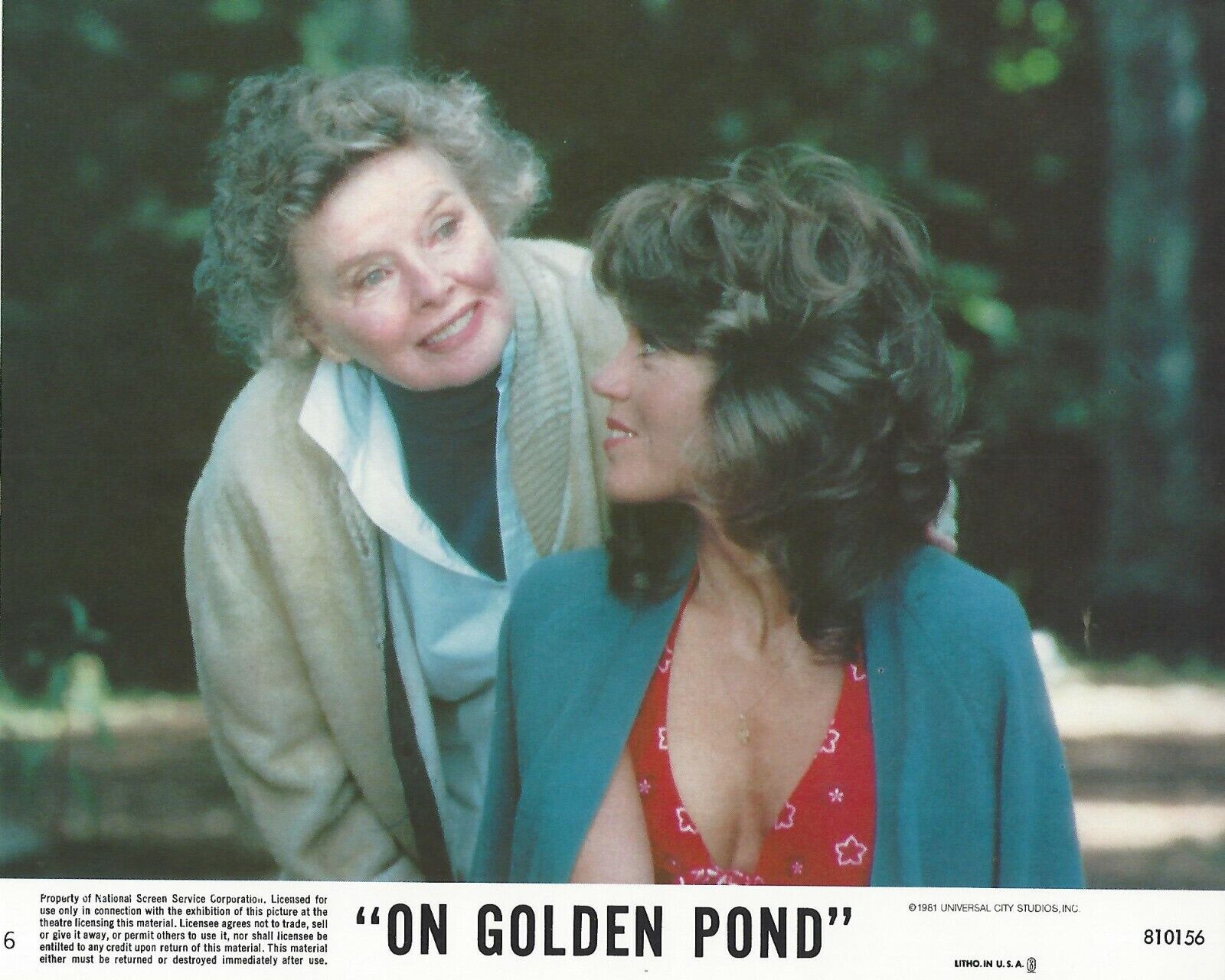 On Golden Pond Original 8x10 Lobby Card Poster 1981 Photo Poster painting #6 Katharine Jane