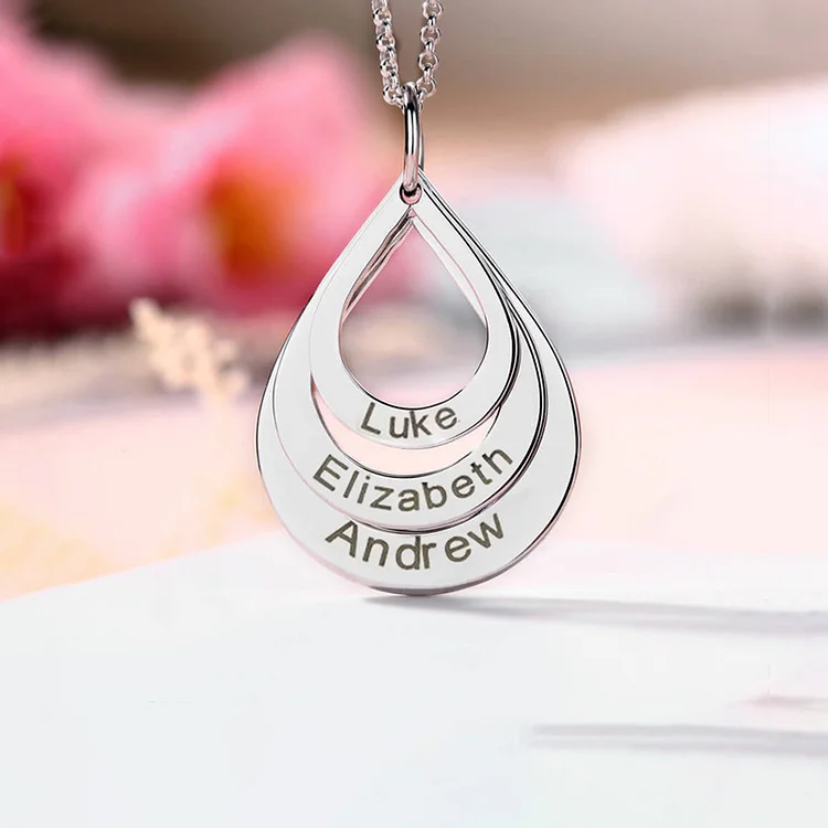 For Mother - Moms Can Keep Their Kids Close No Matter How Far They Are Name Custom Necklace