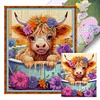 (Multi Style)[Multi-Style]Cute Yak-Full Embroidery 3 strands 11CT Stamped Cross Stitch-40*45CM