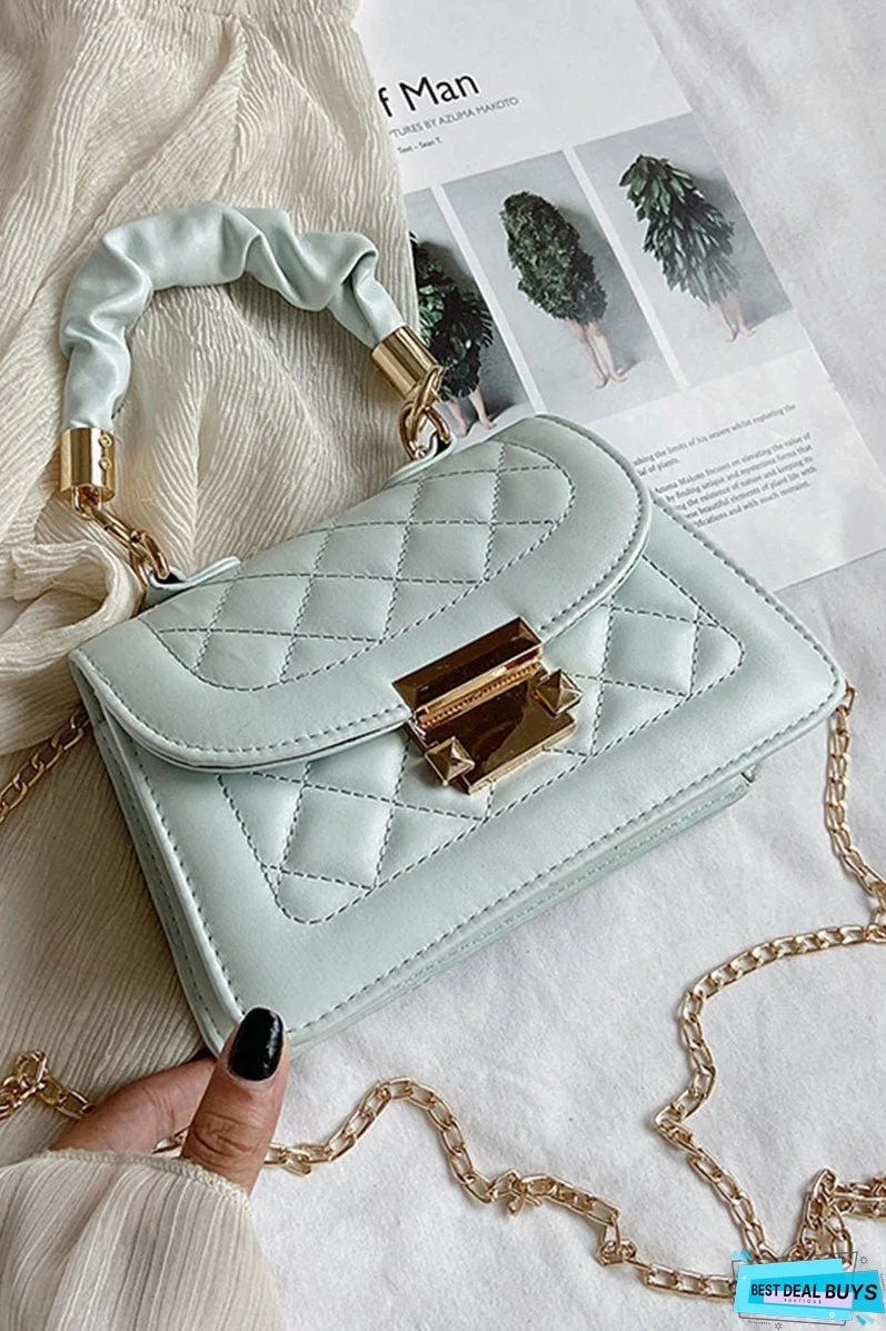 Fashion Casual Solid Patchwork Metal Accessories Decoration Chains Bags