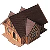 Fairytale Wooden House Gothic Traditional Attic House Castle