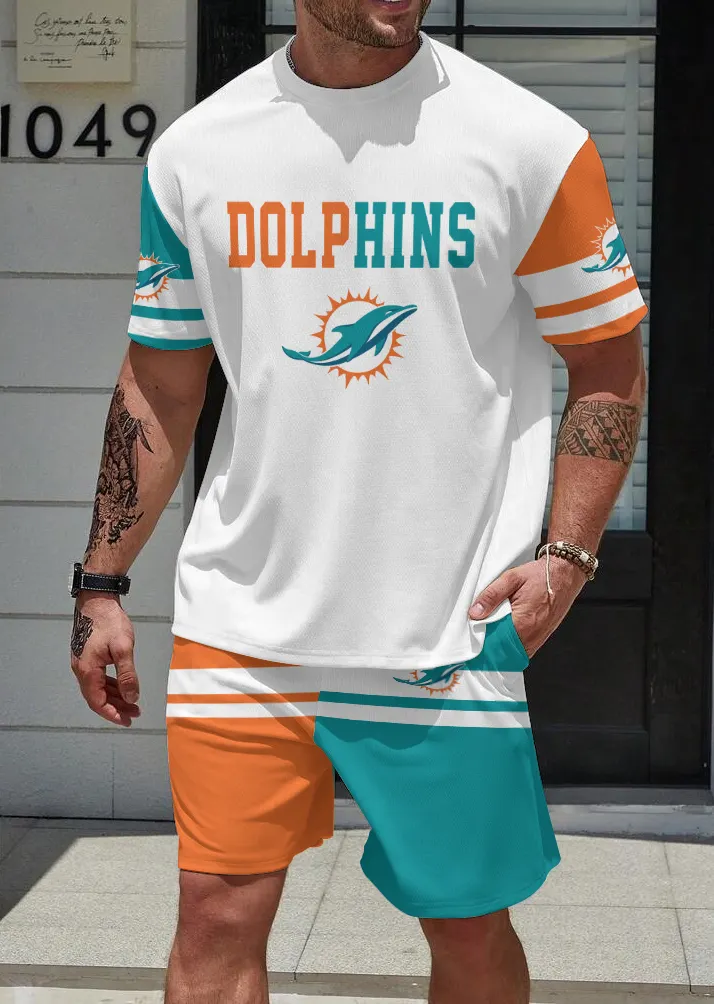 Miami Dolphins  Limited Edition Top And Shorts Two-Piece Suits