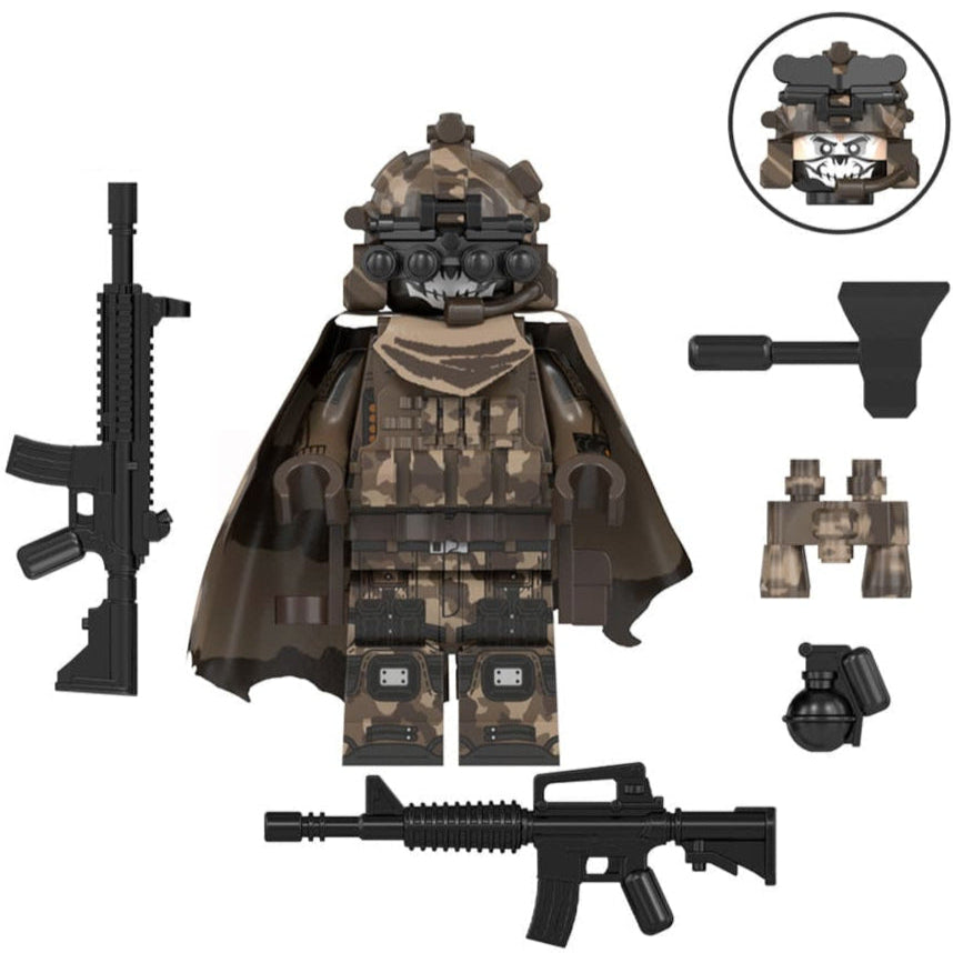 Commando Soldier Custom Military Minifigure Minifigure Bricks monstertoys