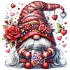 Rose Gnome-11CT Stamped Cross Stitch 45*45cm