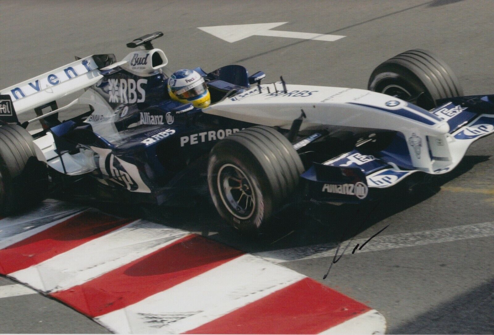 Nick Heidfeld Hand Signed 12x8 Photo Poster painting - BMW Williams Formula 1 Autograph F1 2.