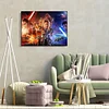 Star Wars - Runde Bohrmaschine Diamantmalerei - 50 * 40cm