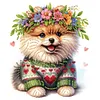 (Multi-Style)Dog-Partial Special Shaped Diamond Painting 30*30CM