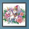 Unicorn Gnome - Crystal Rhinestone Diamond Painting