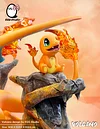 Fire Type Family with LED - Pokemon Resin Statue - EGGS Studios