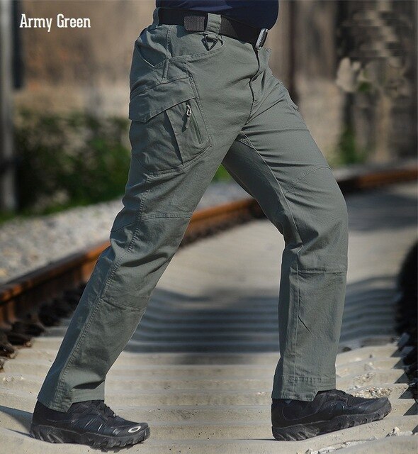 City Tactical Cargo Pants Men Combat Swat Army Military Pants Cotton Many Pockets Stretch Flexible Man Casual Trousers XXXL
