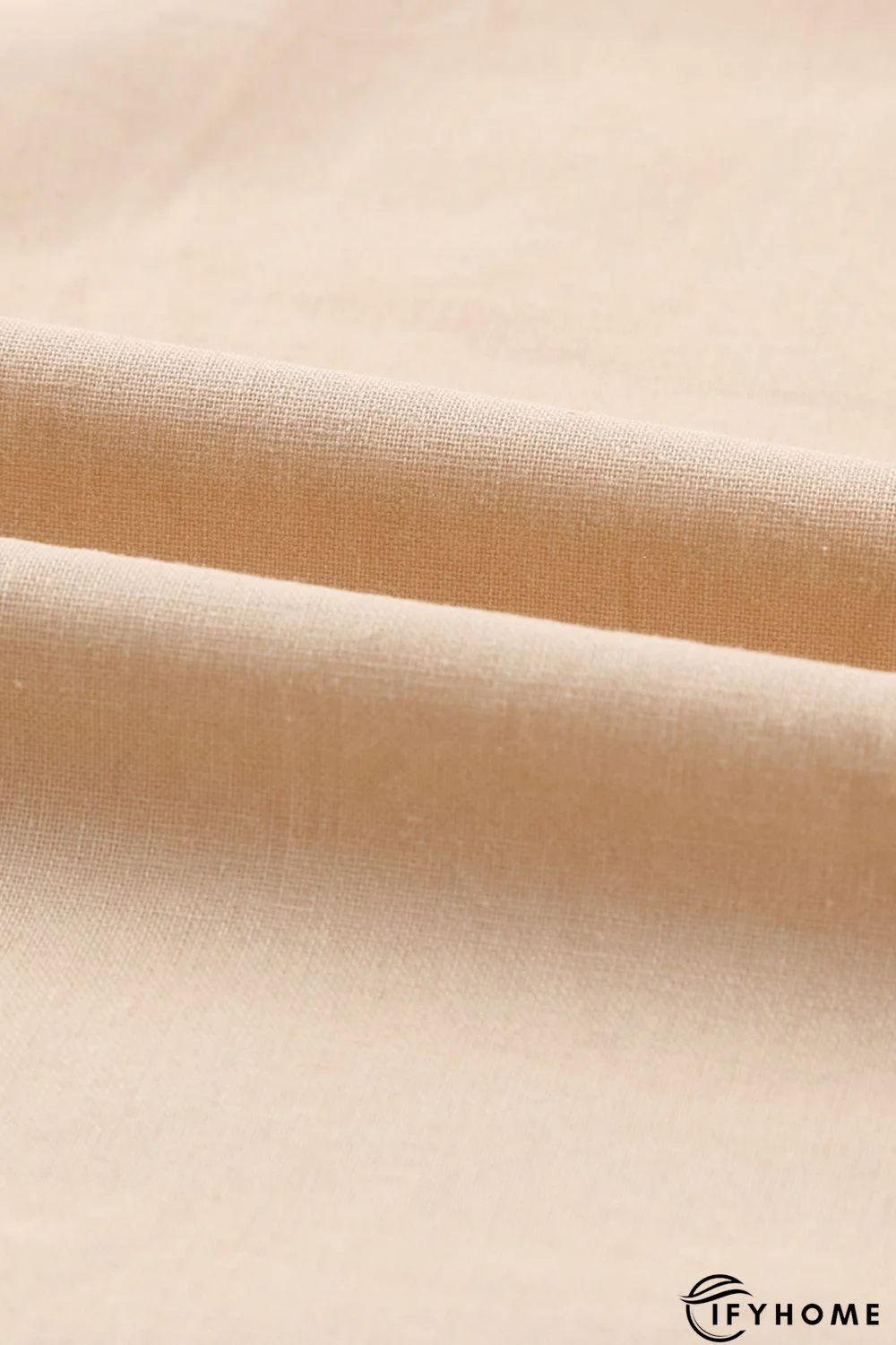 Apricot Deep V Neck Bow Knot Oversized Backless Mini Dress | IFYHOME