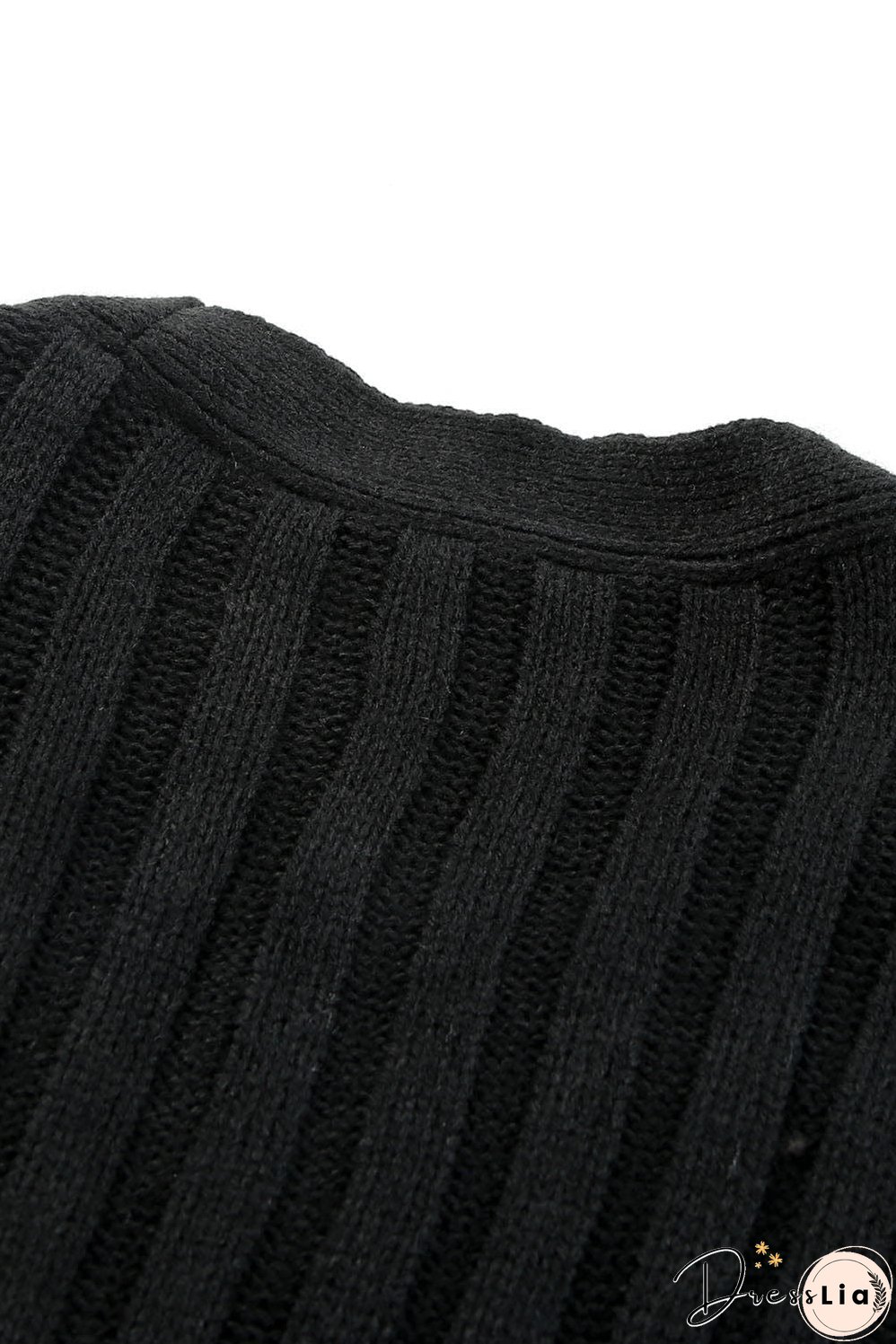 Cozy Cable Knit Button-Front Long Sleeve Cardigan