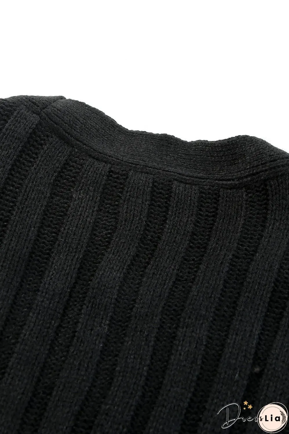 Cozy Cable Knit Button-Front Long Sleeve Cardigan