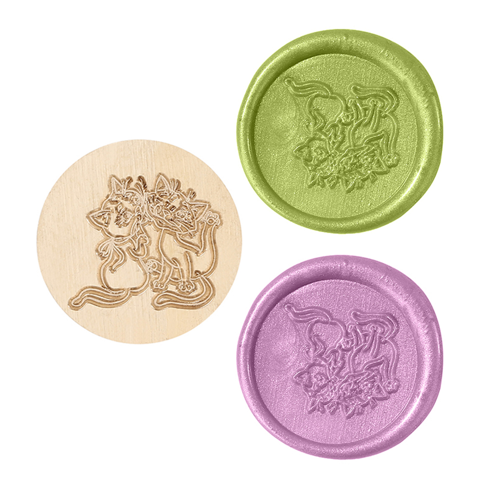 

25MM Cat Sealing Wax Stamp Head, 501 Original