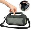Carrying Silicone Cover Case Fit for Soundcore Boom 2 with Adjustable Shoulder Strap Full-Body Protective Cover Anti-Slip & Scratch-Resistant for Outdoor Camping Travel & Party