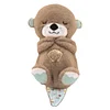 Soothe and Snuggle Otter with Music Lights Portable Plush Baby Toy for Infants