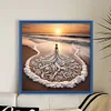 Beach Dress Girl - 14CT Stamped Cross Stitch - 45*45cm