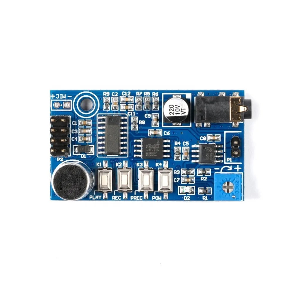 Recording Playback Shouting Module Loudspeaker Megaphone YS-SR1 Recorder Mic Amplifier Module for Broadcast Warnings