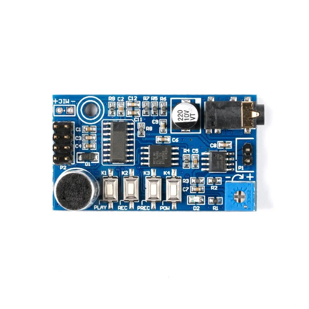 Recording Playback Shouting Module Loudspeaker Megaphone YS-SR1 Recorder Mic Amplifier Module for Broadcast Warnings