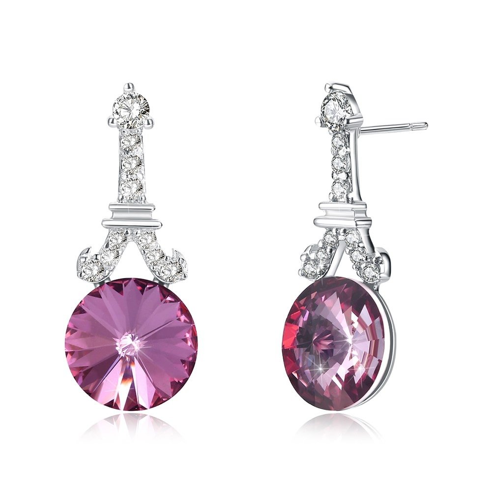 Custom Crystal  Earrings Women's Tower Earrings