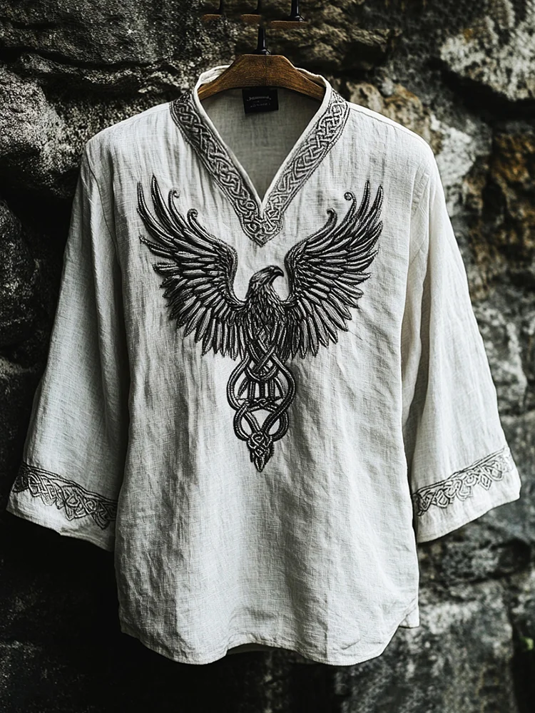 Men's Celtic Knot Eagle Totem Mythology T-shirt / Rvogue / Rvogue