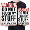 Warning - Vintage Metal Signs(12*16Inch) - Warning