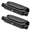 2Pcs Car Interior Rear Headrest Fan 3 Speeds Adjustable Car Interior Accessories