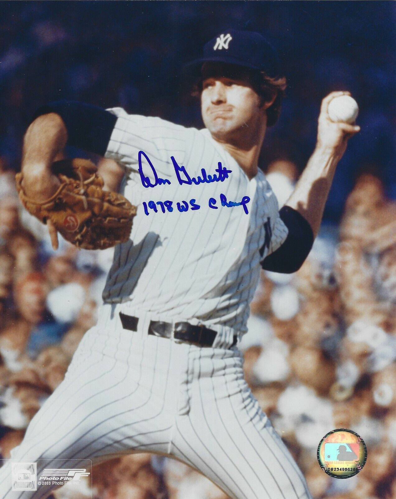 Autographed 8x10 DON GULLETT 1978 WS Champ