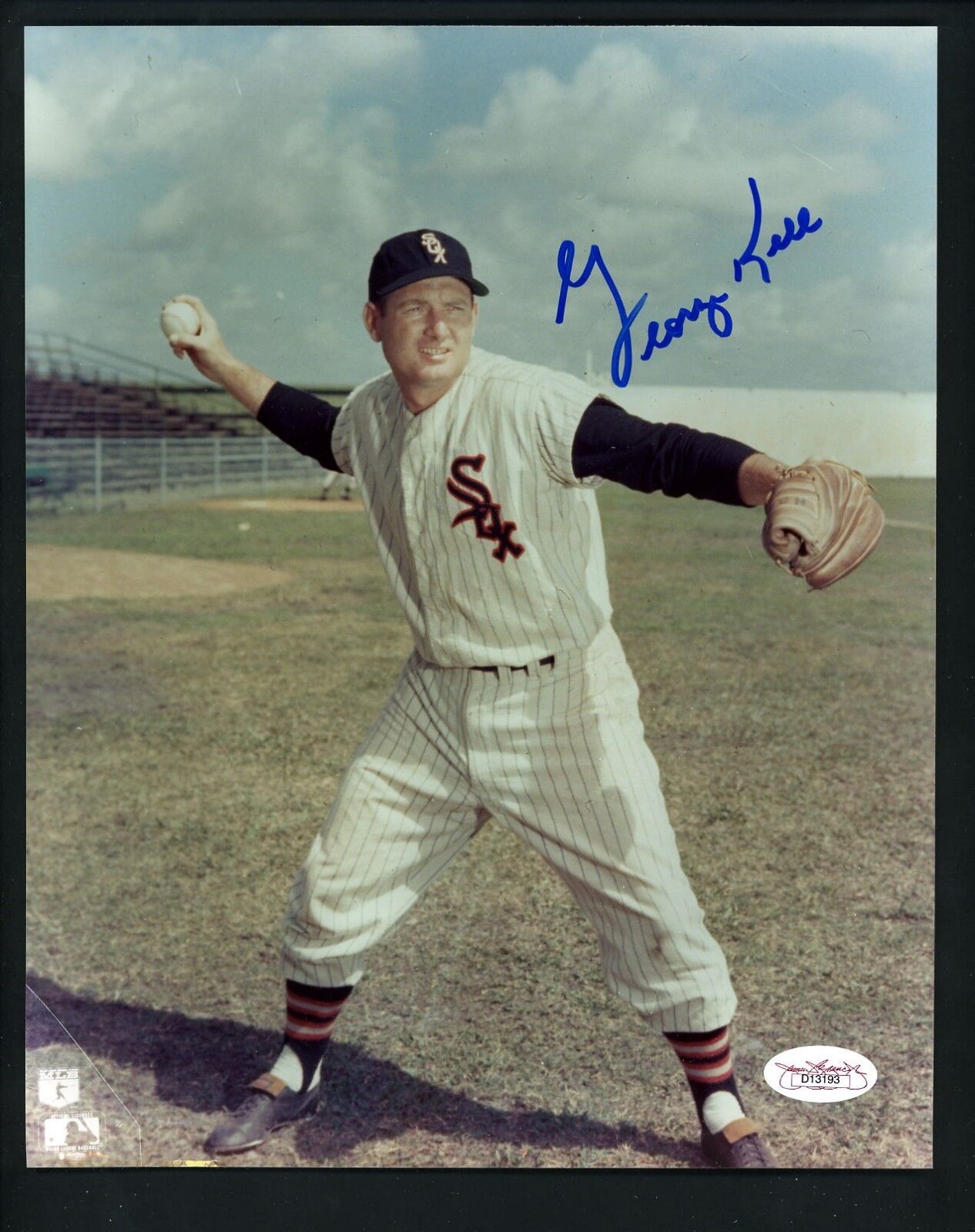 George Kell Signed 8 x 10 Photo Poster painting w JSA auth sticker & card White Sox Autographed