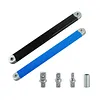 Slim Offset Impact Extension Wrench 15.4in with 4 Drive Adapters