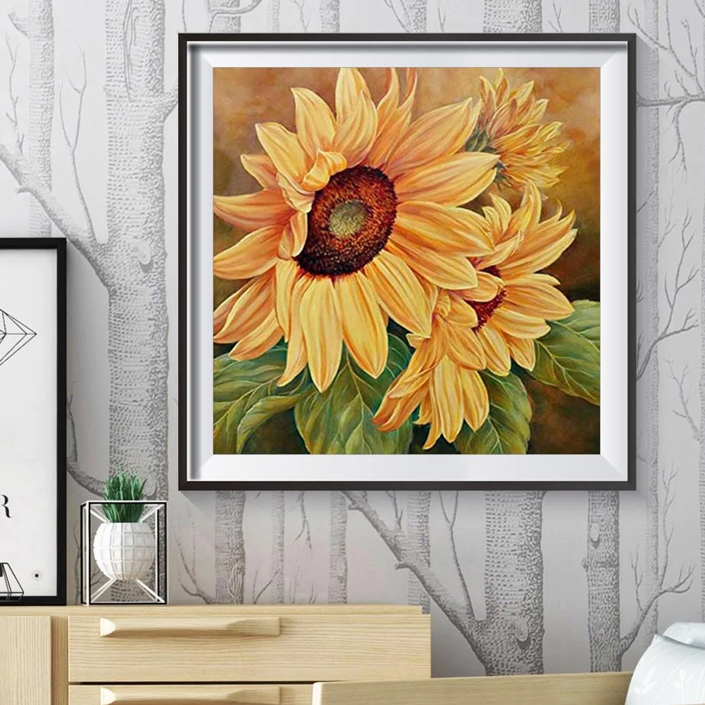 Sunflower - Full Round Diamond Painting