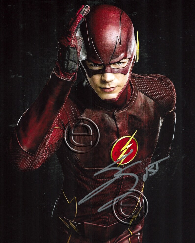 Grant Gustin The Flash Autographed Signed Photo Poster painting 8 x 10 print Photo Poster painting picture poster wall art autograph