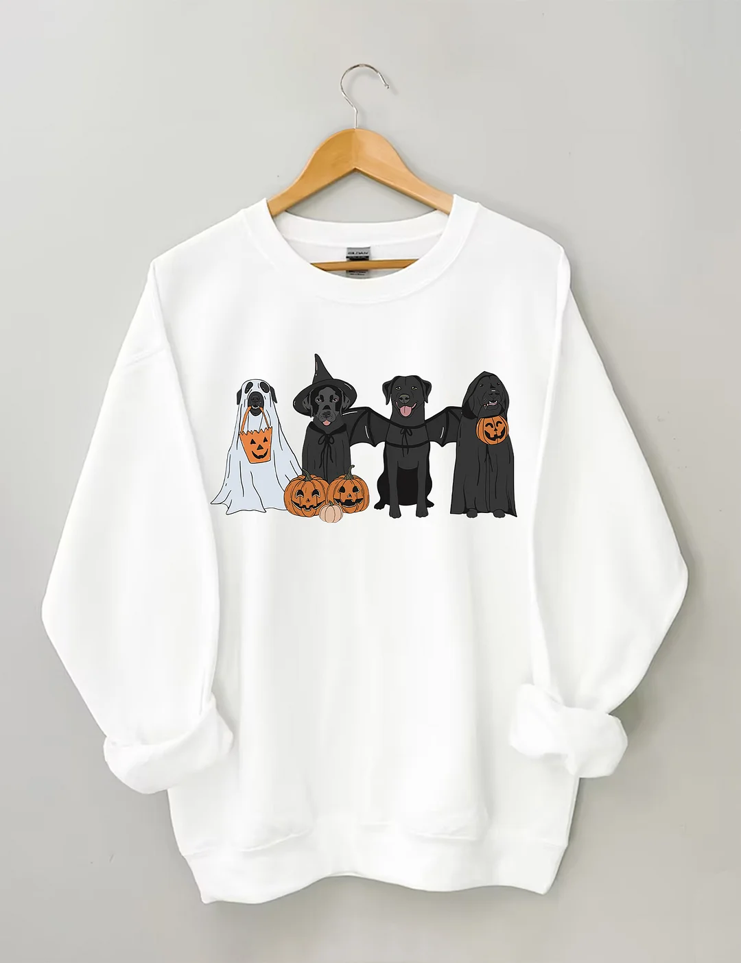 Black Labrador Halloween Sweatshirt