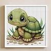 Turtle - 11CT Stamped Cross Stitch 40*40cm/15.75*15.75in