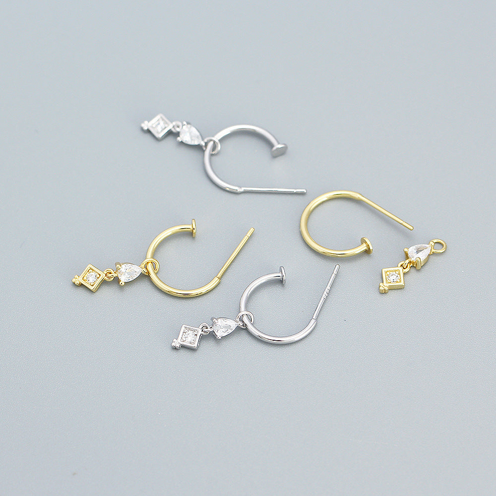 925 Sterling Silver Tassel Silver Drop Earrings