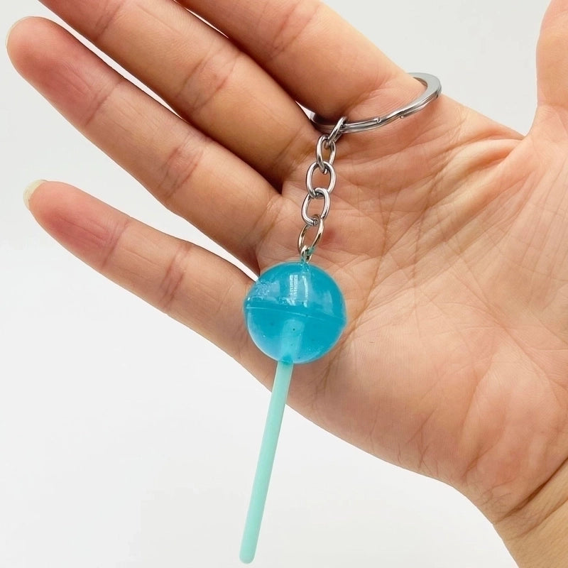 Minimalist Lollipop Resin Unisex Bag Pendant Keychain