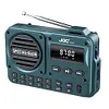 Portable FM Radio with LED Display Digital Radio Recorder BT 5.4 Radio Speaker