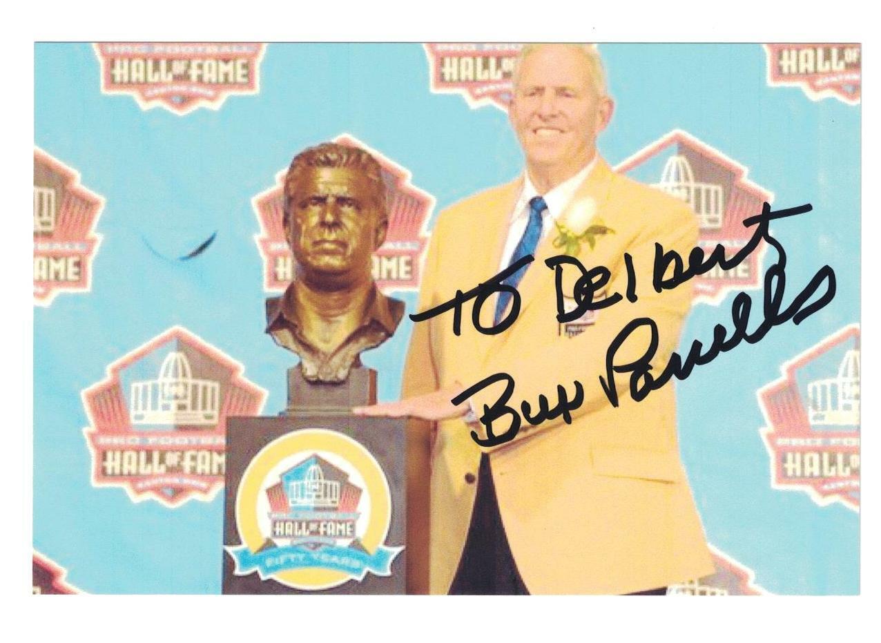 Bill Parcells Signed Autographed 4x6 Photo Poster painting NY Giants Patriots HOF A