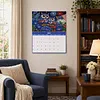 2027 New DIY Diamond Painting Flower Owl Wall Calendar Kit 12-Month Flip Calendar Design Home Decor
