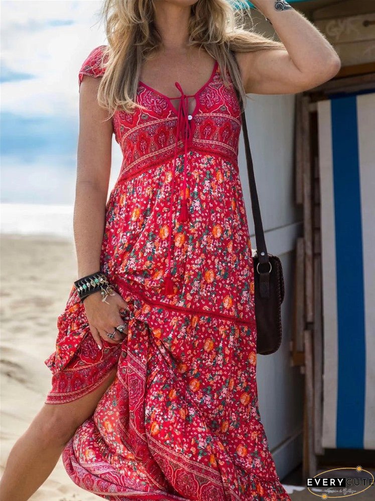 Summer new popular dress long skirt fashion soft and cool